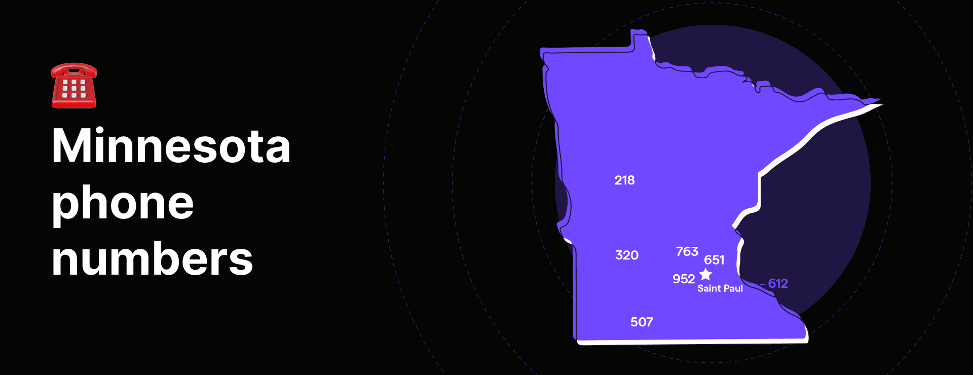 Minnesota area codes, Minnesota phone numbers for business, examples and more