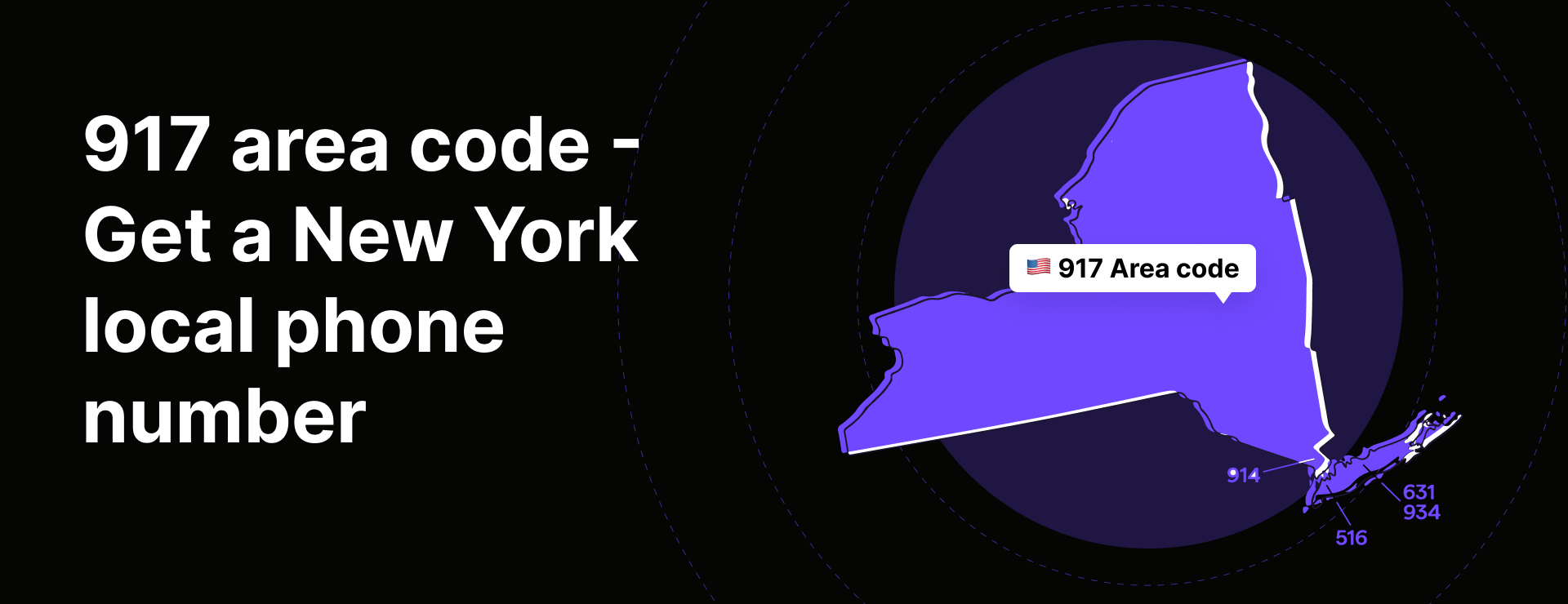 917 area code, get a NY, New York phone number