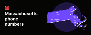 Massachusetts area codes phone numbers