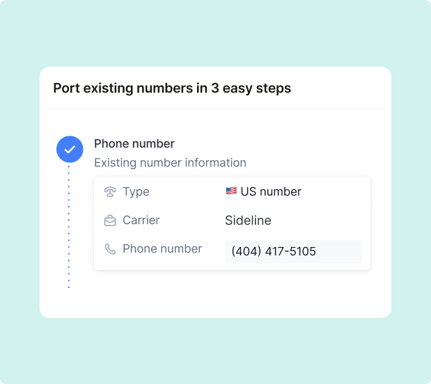 Port number to apps like Sideline